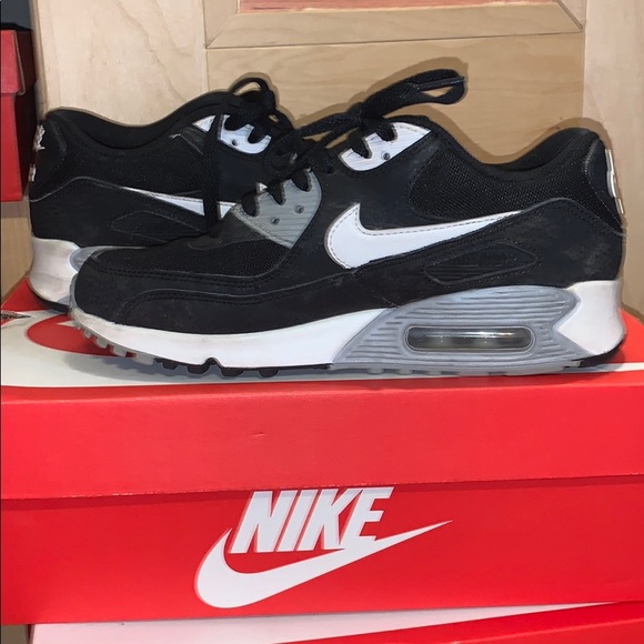 Nike Shoes - White black and grey air max